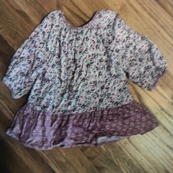 Floral Kids Casual Dress - Pink - Picture 1 of 3